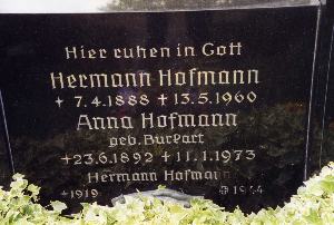Hermann und Anna Hofmann, geb. Burkart